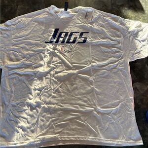 NWOT, Men’s Gildan, Jags tshirt, white, 4XL, G29